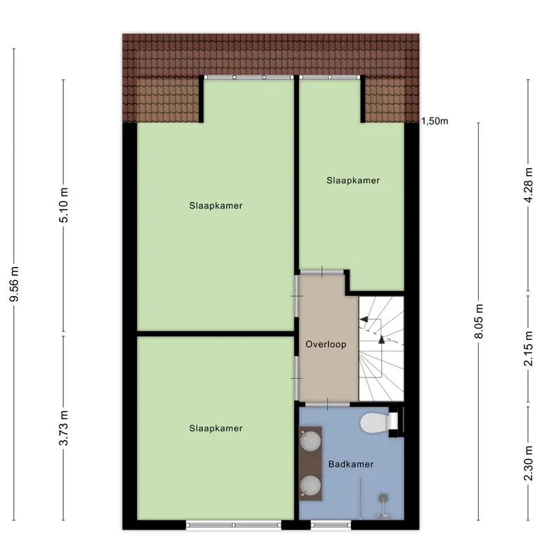 Plattegrond 3 van Salvador Allendelaan 19