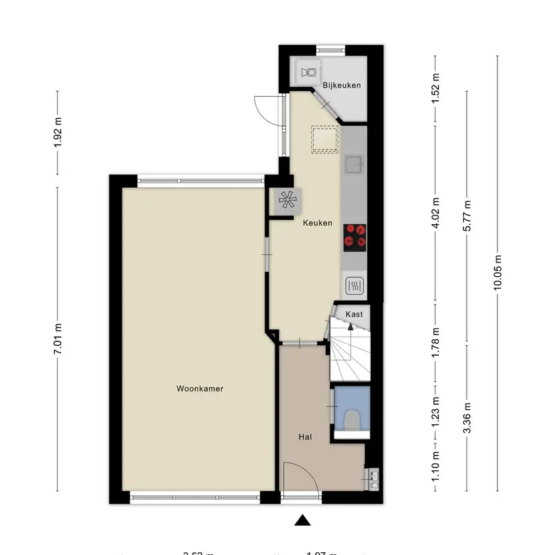 Plattegrond 2 van Jan Ligthartstraat 148