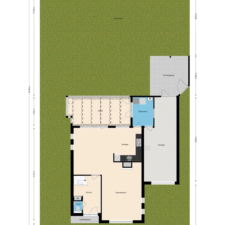 Plattegrond 1 van Rosa Manussingel 104