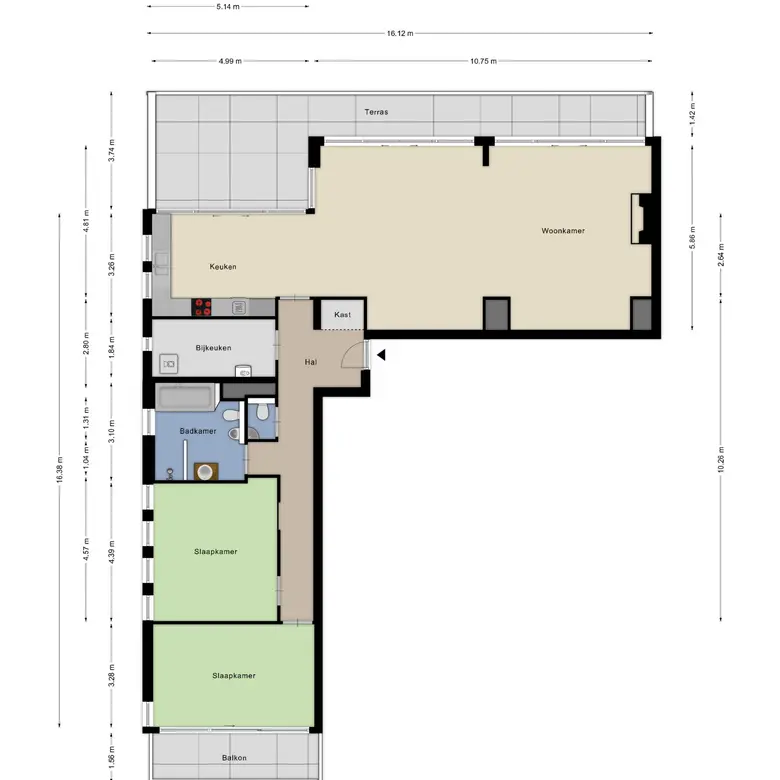 Plattegrond 1 van Luceberthof 47