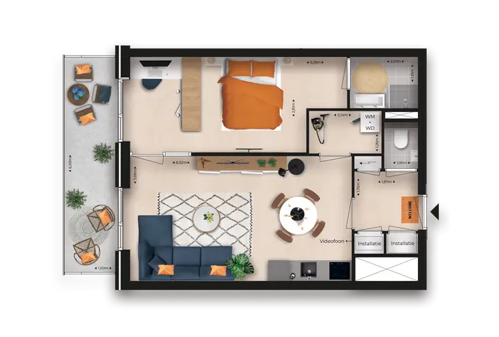 Appartement type H
