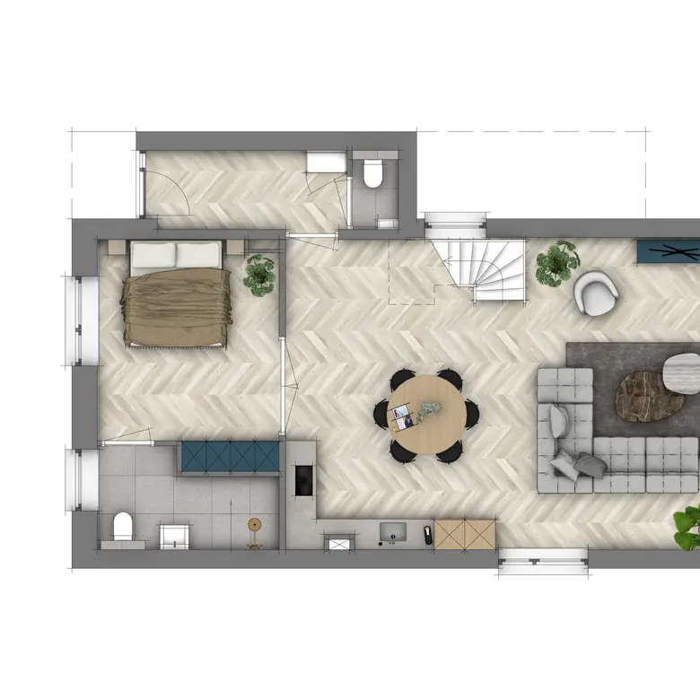 Plattegrond 1 van Bouwnummer 13