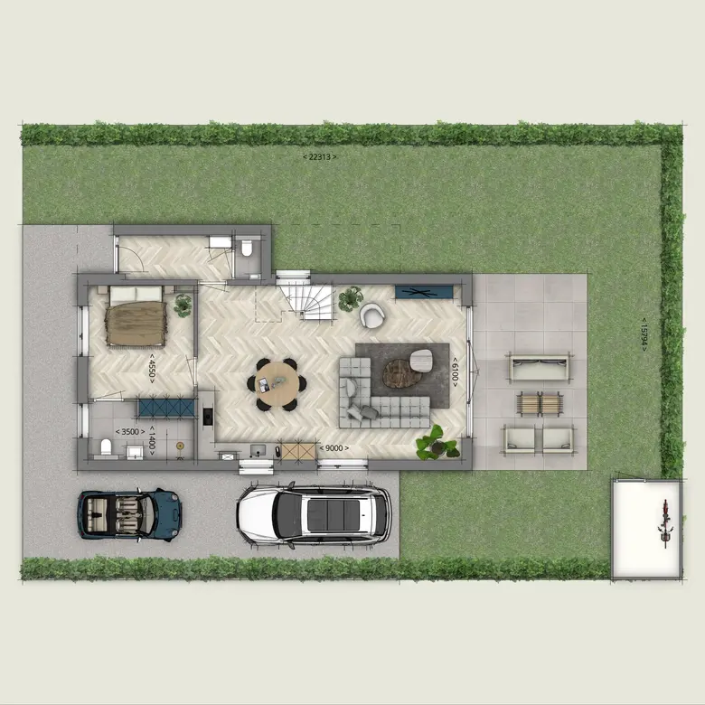 Plattegrond 2 van Bouwnummer 13