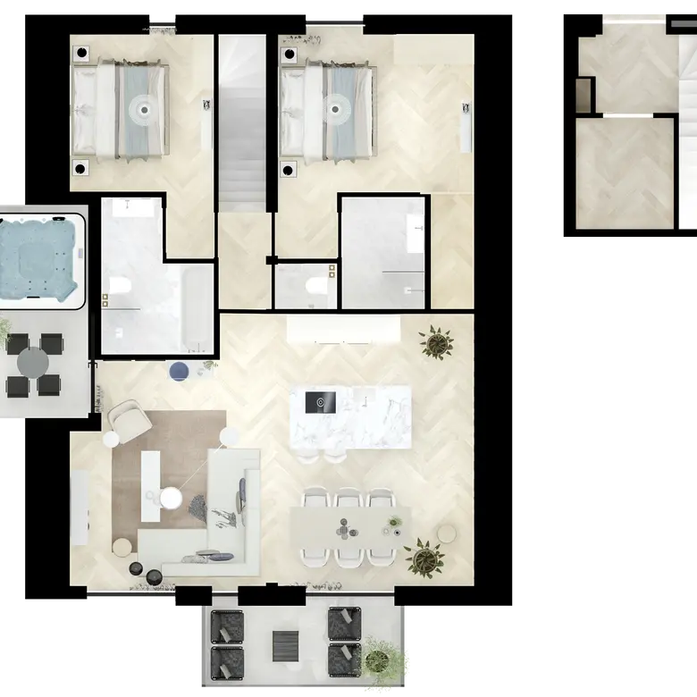 Plattegrond 1 van Bouwnummer 2329