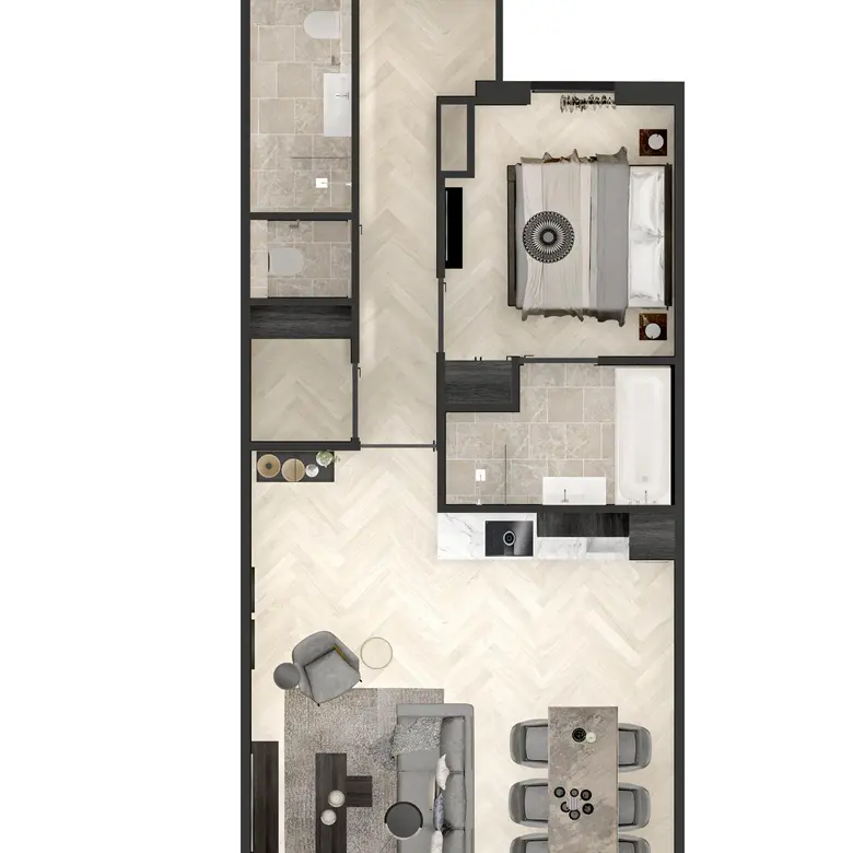 Plattegrond 1 van Bouwnummer 103