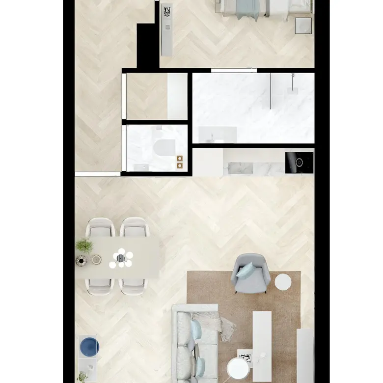 Plattegrond 1 van Bouwnummer 2224