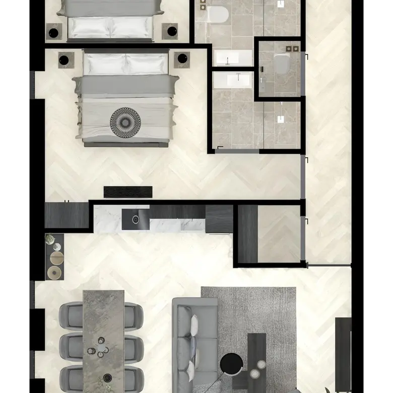 Plattegrond 1 van Bouwnummer 2227