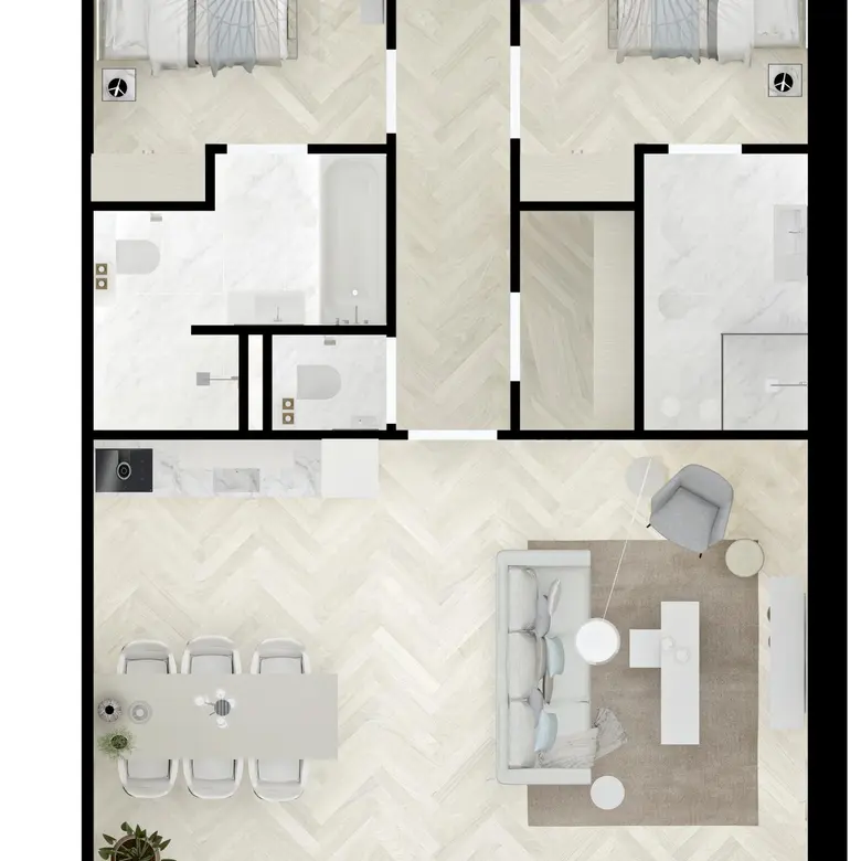 Plattegrond 1 van Bouwnummer 2113