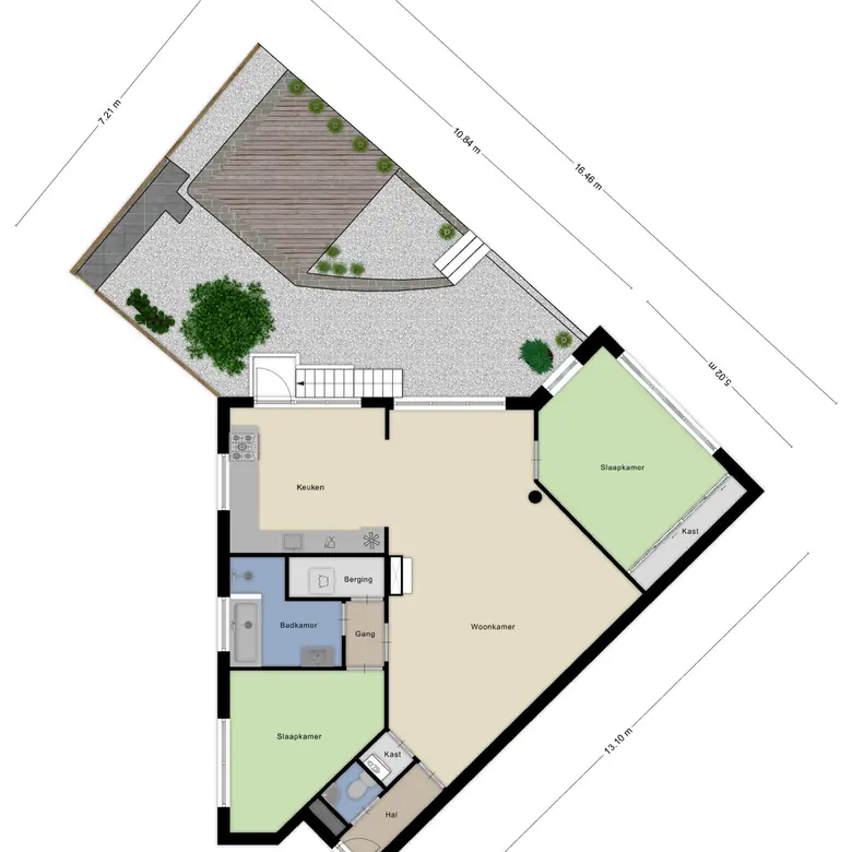 Plattegrond 1 van De Boog 80