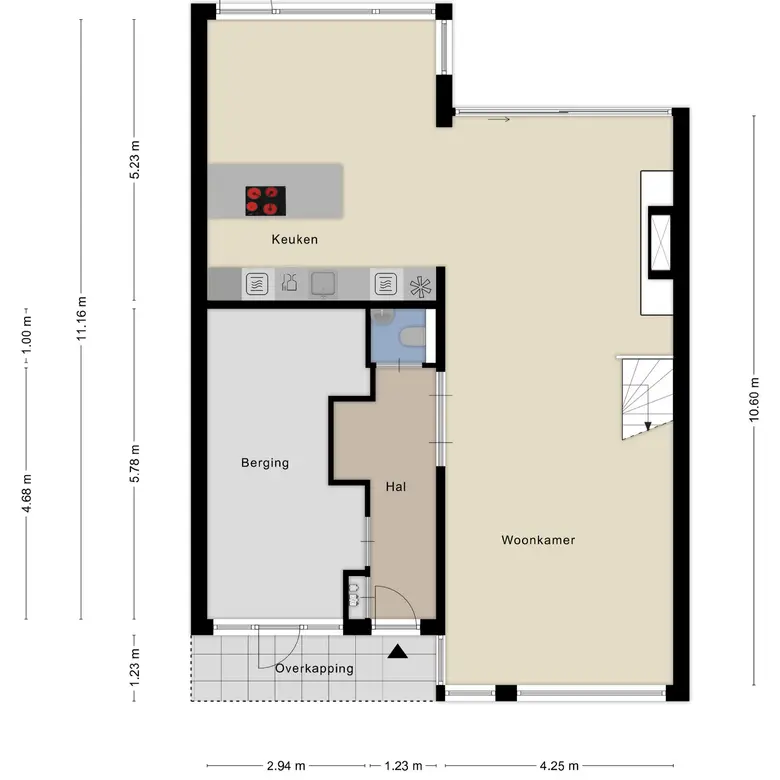 Plattegrond 1 van Ypesteinerlaan 87