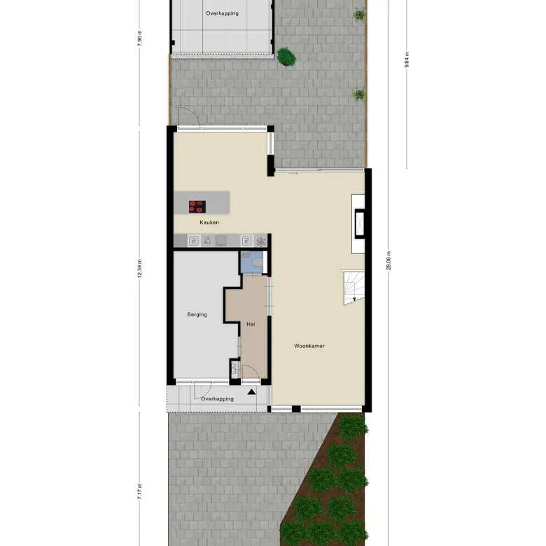 Plattegrond 2 van Ypesteinerlaan 87
