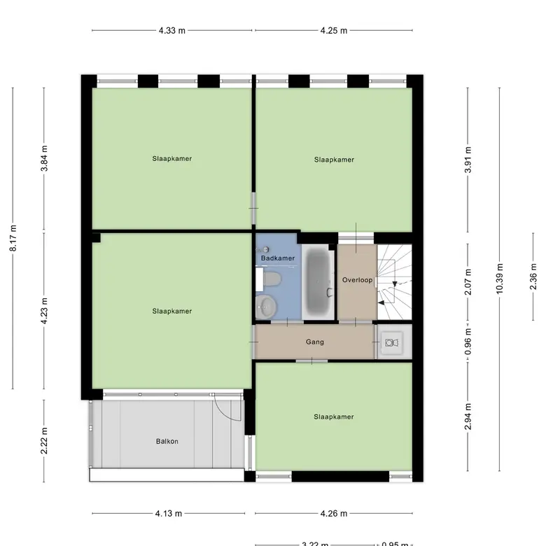 Plattegrond 3 van Ypesteinerlaan 87