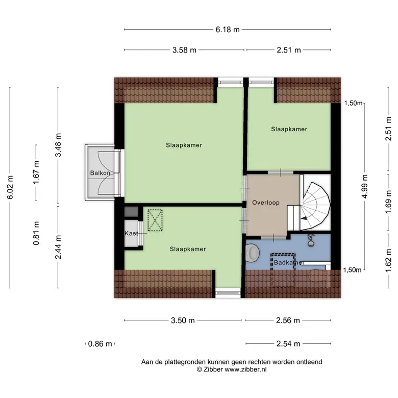 Plattegrond 3 van Spoorlaan 13