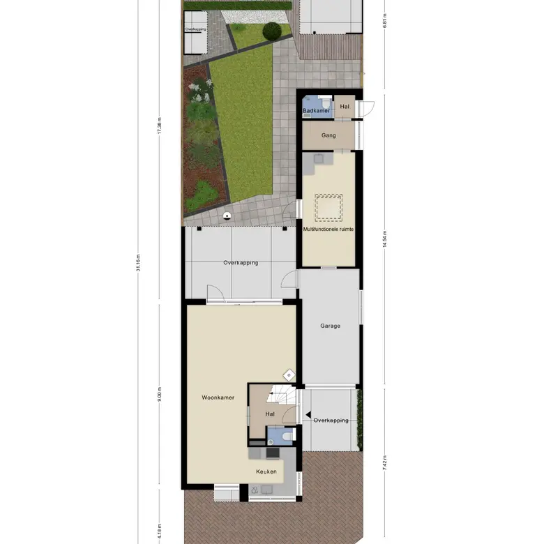 Plattegrond 1 van De Sonneveld 124