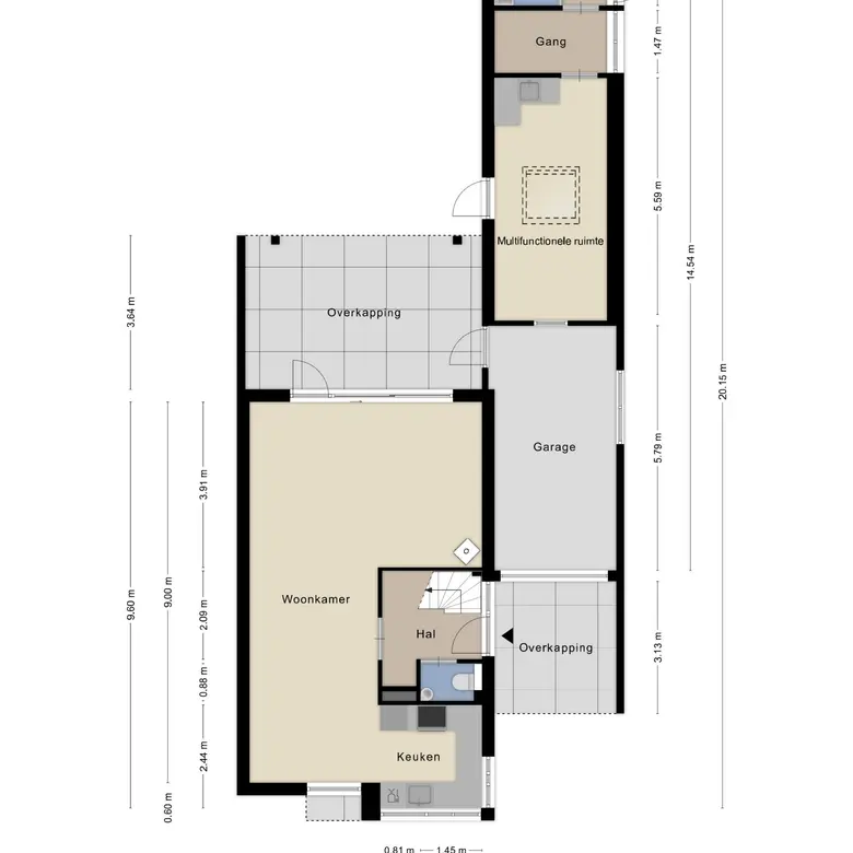 Plattegrond 2 van De Sonneveld 124