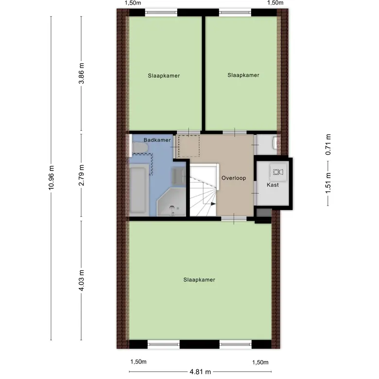 Plattegrond 3 van Kanaalweg 20a