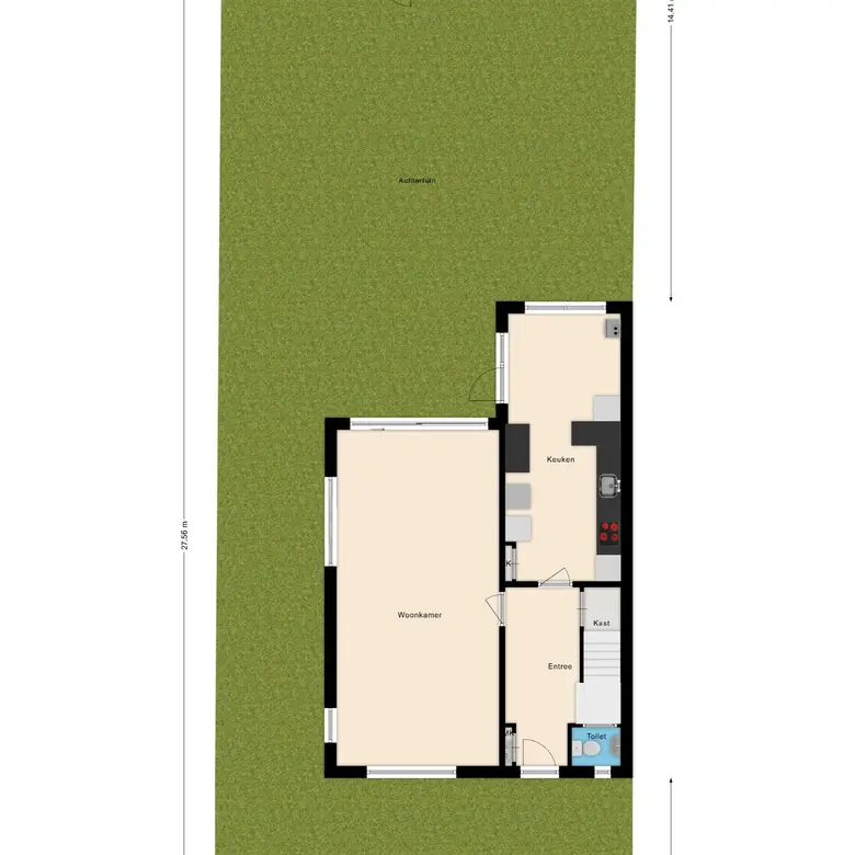 Plattegrond 1 van De Wildtlaan 8