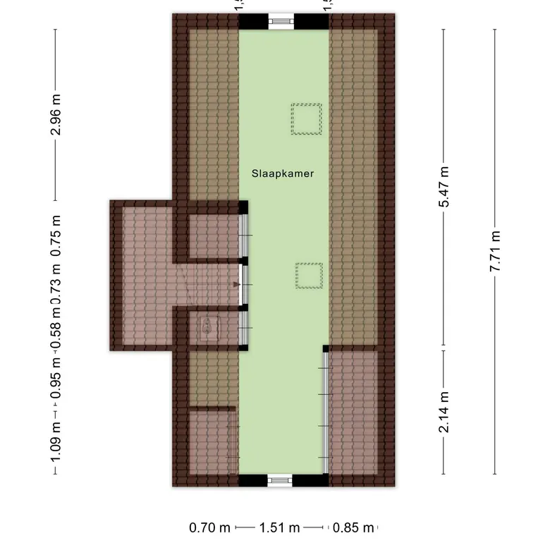 Plattegrond 4 van Laarmanstraat 2