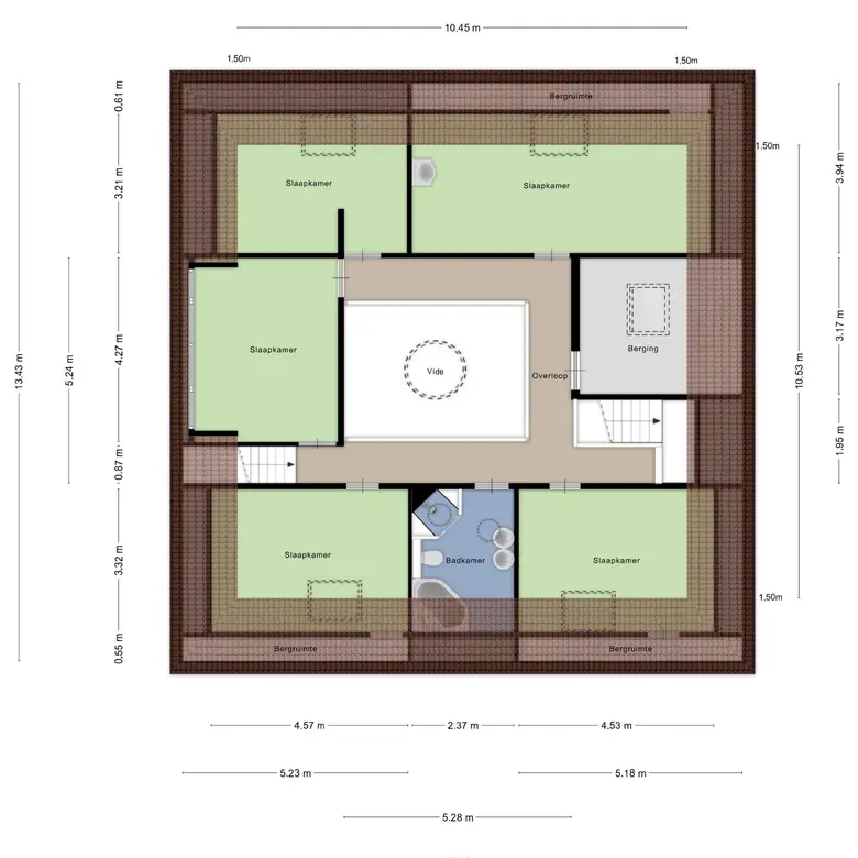 Plattegrond 3 van Laan van Zeeman 22