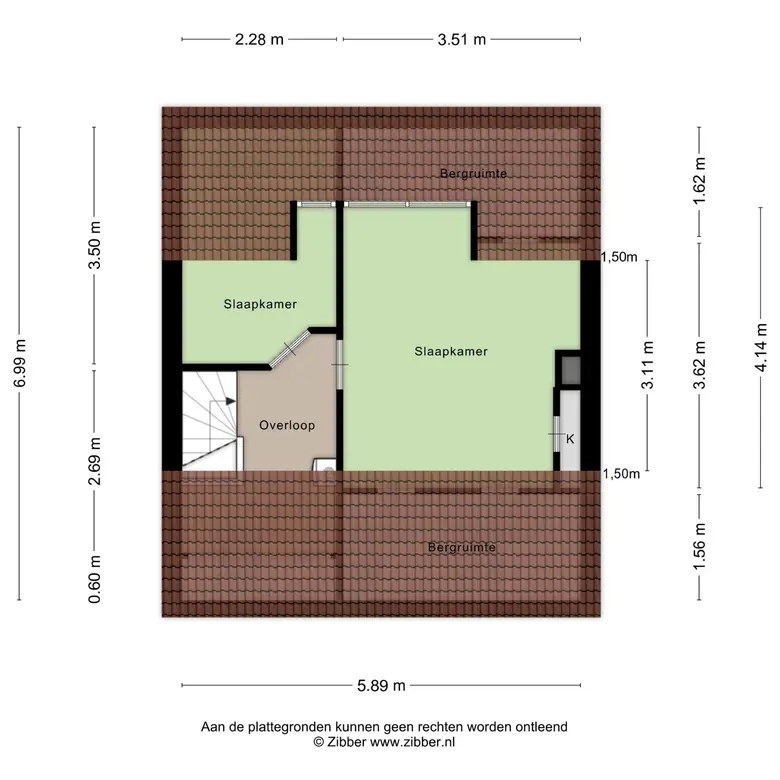 Plattegrond 4 van Meeuwenlaan 12