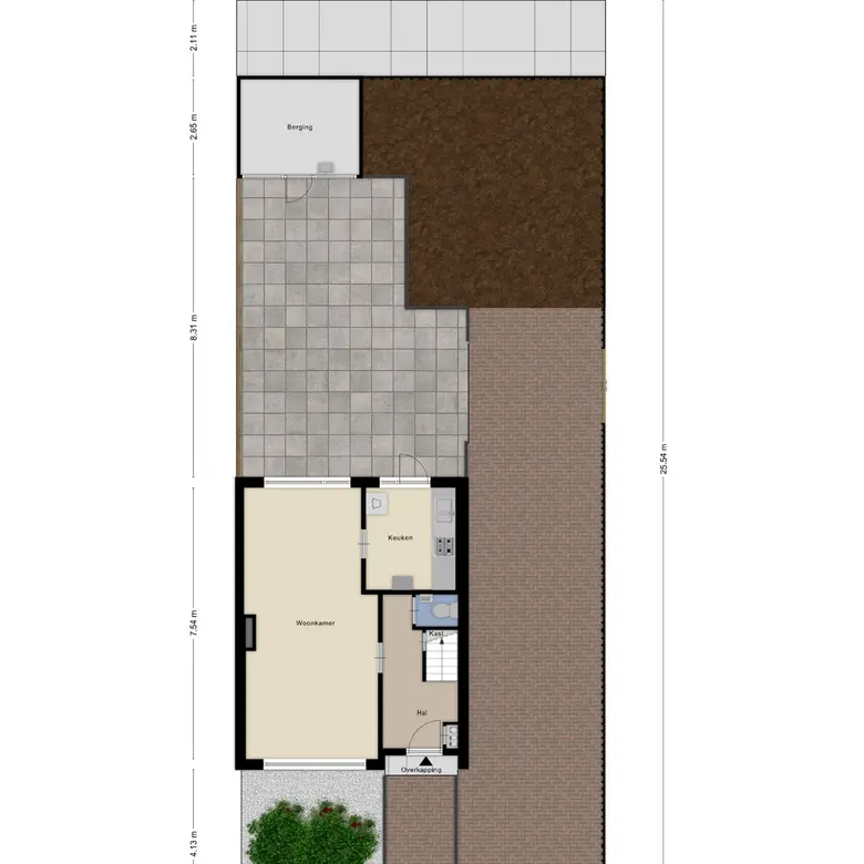 Plattegrond 1 van Van Alkemadelaan 15