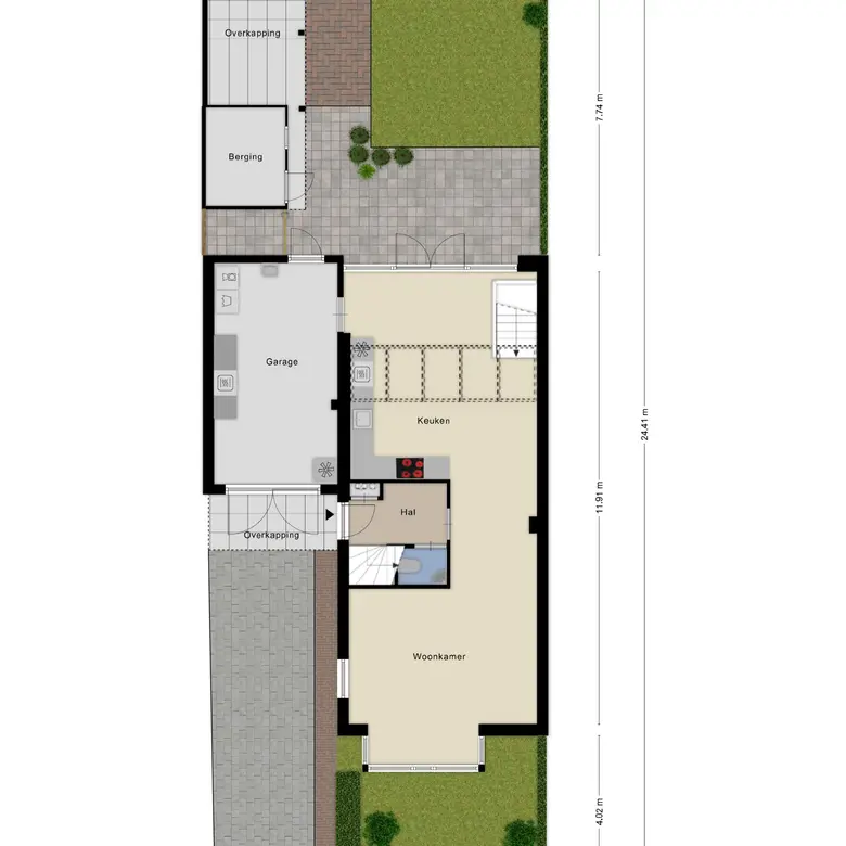 Plattegrond 2 van Ronde Laan 38