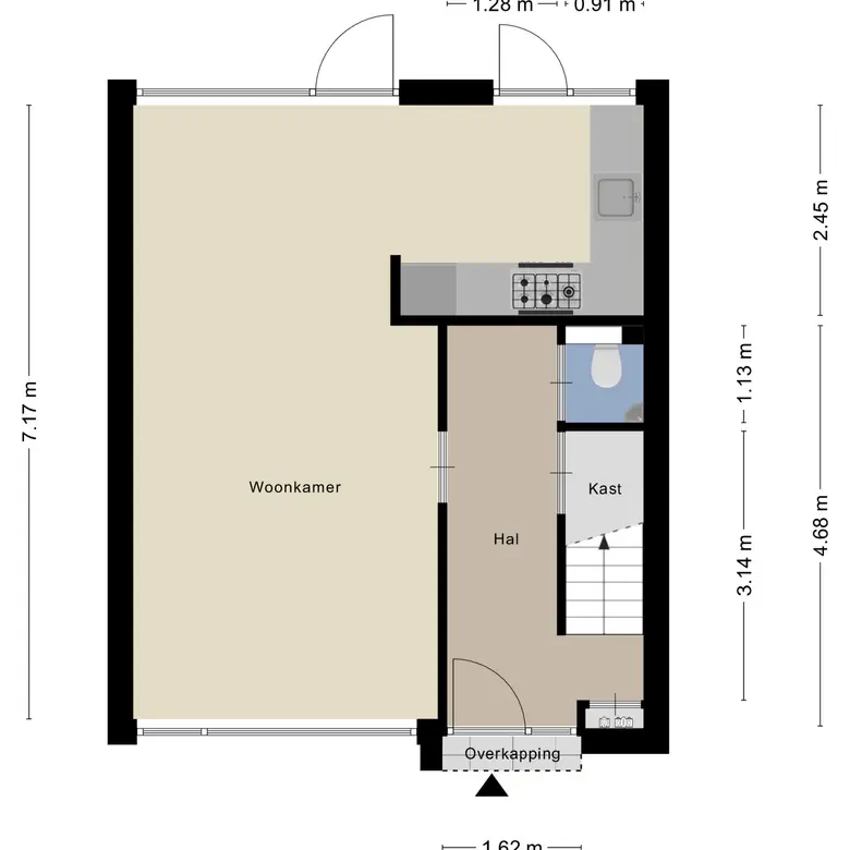 Plattegrond 2 van Heilooërdijk 51