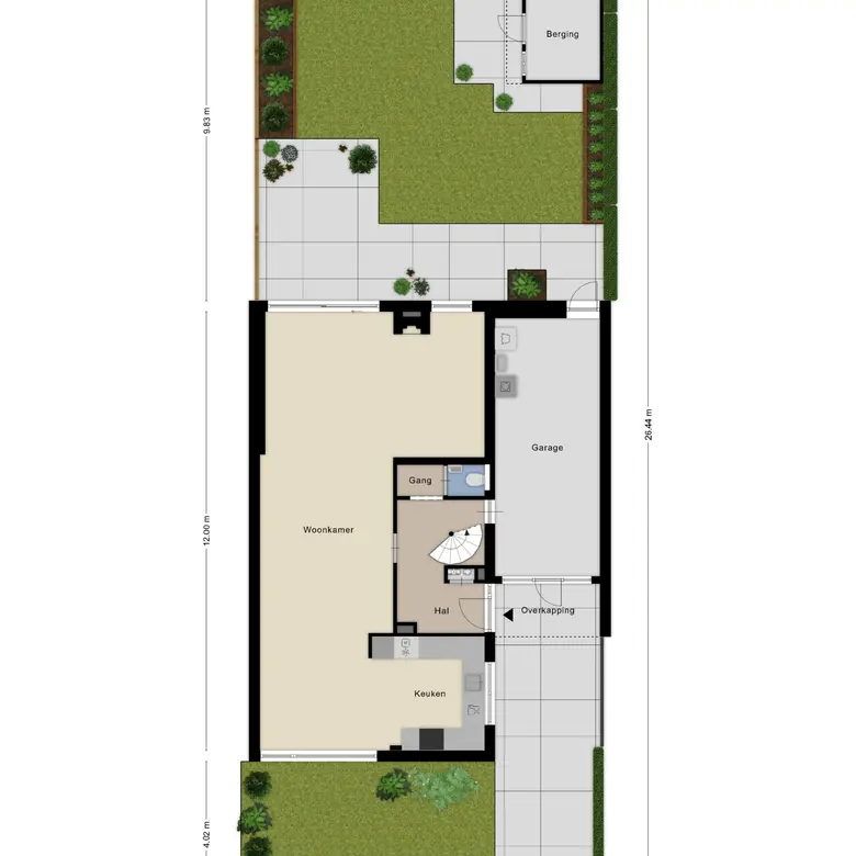 Plattegrond 1 van Munnickenhof 20