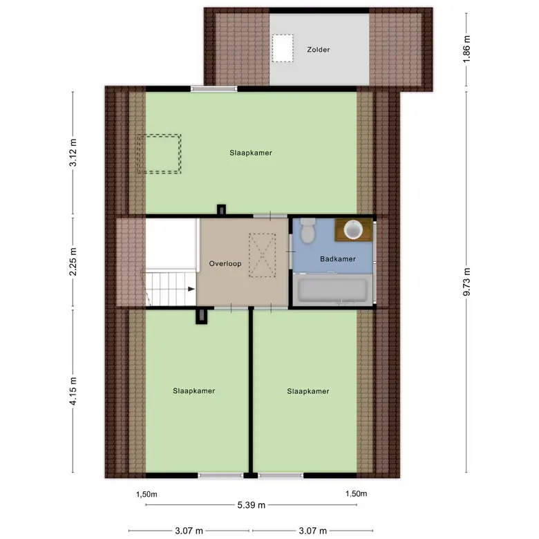 Plattegrond 4 van Boswinde 34