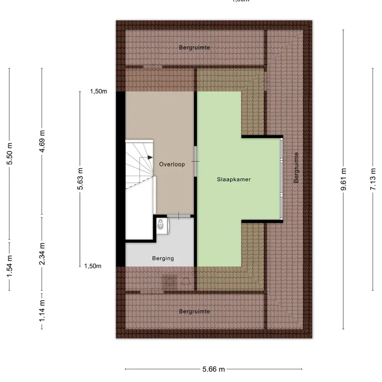 Plattegrond 4 van Ambachtsweg 46