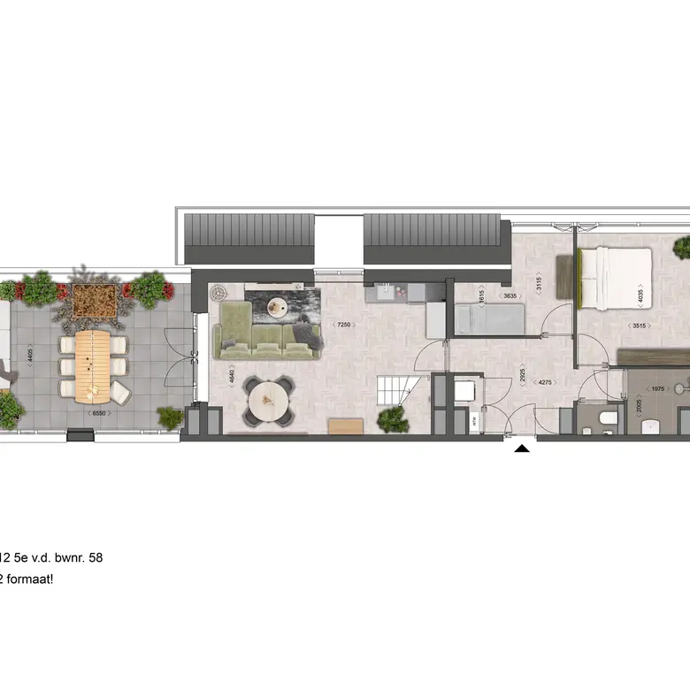 Plattegrond 1 van Bouwnummer 58