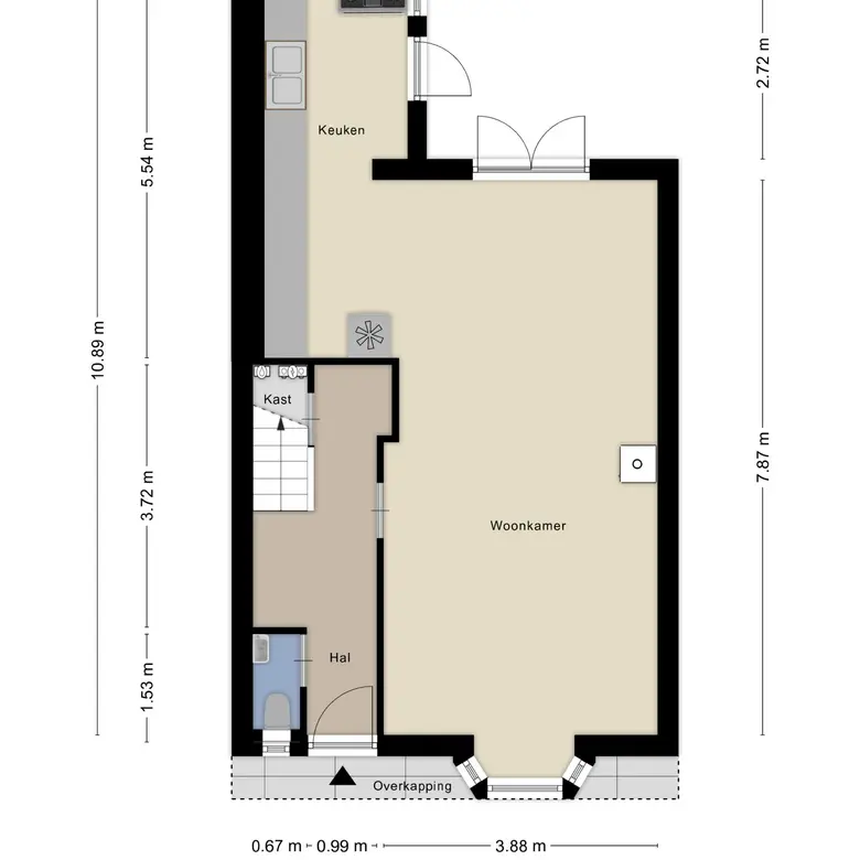 Plattegrond 2 van Venenlaan 136
