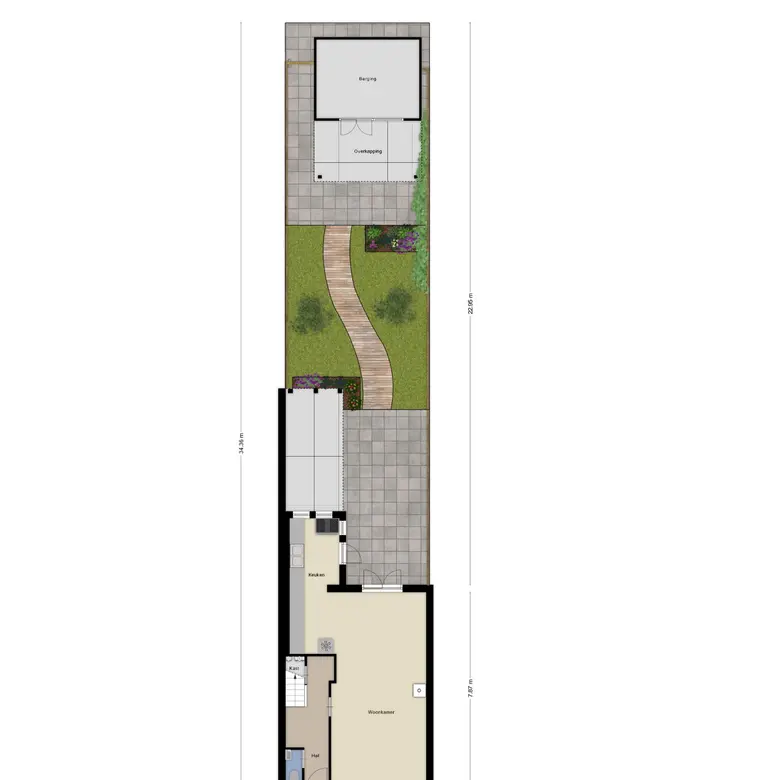 Plattegrond 1 van Venenlaan 136