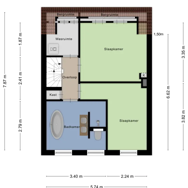 Plattegrond 3 van Venenlaan 136
