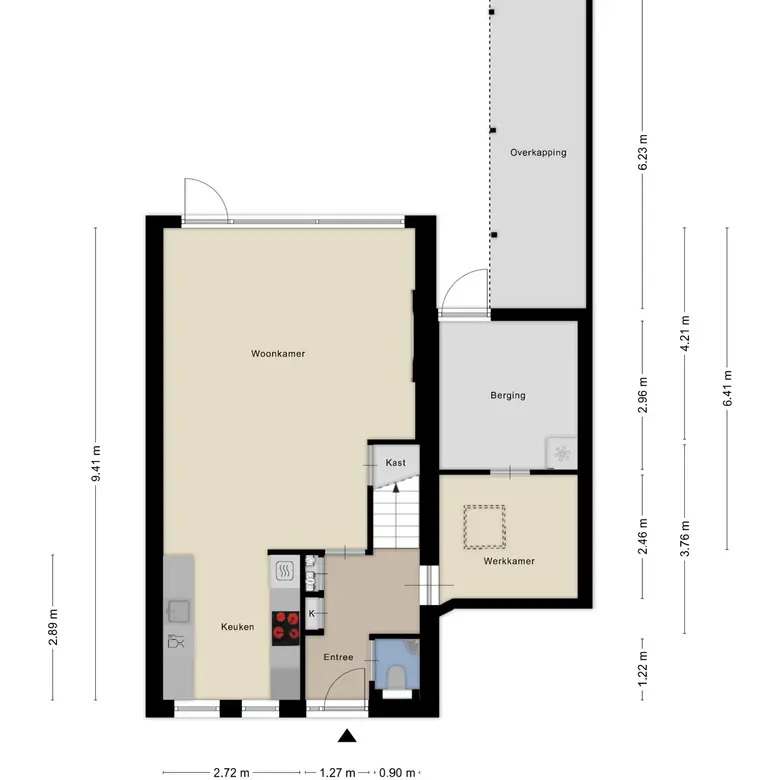 Plattegrond 1 van Klokkeweid 18