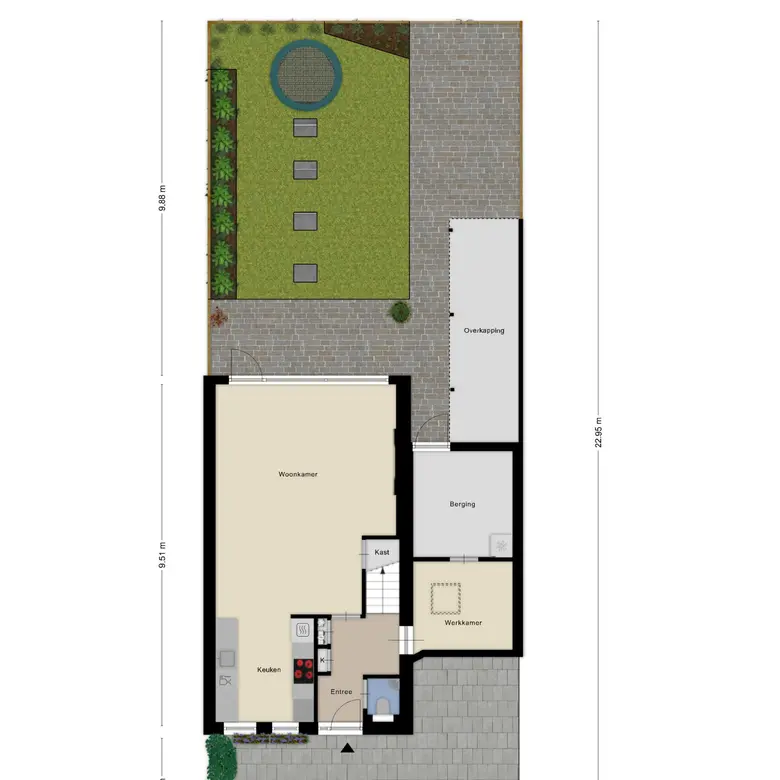 Plattegrond 2 van Klokkeweid 18