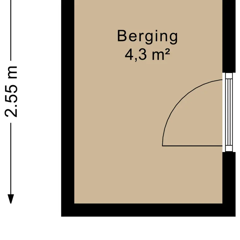 Plattegrond 3 van Heiligeweg 38A