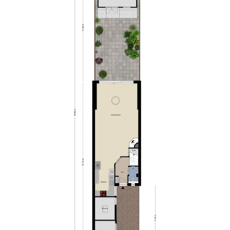 Plattegrond 2 van Verfmolen 78