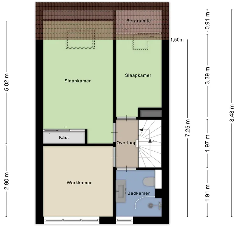 Plattegrond 4 van Verfmolen 78