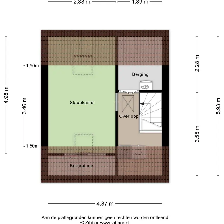 Plattegrond 5 van Verfmolen 78