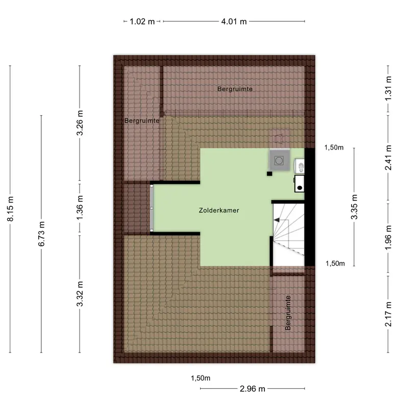 Plattegrond 1 van Duke Ellingtonhof 3