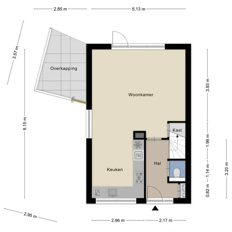 Plattegrond 3 van Duke Ellingtonhof 3