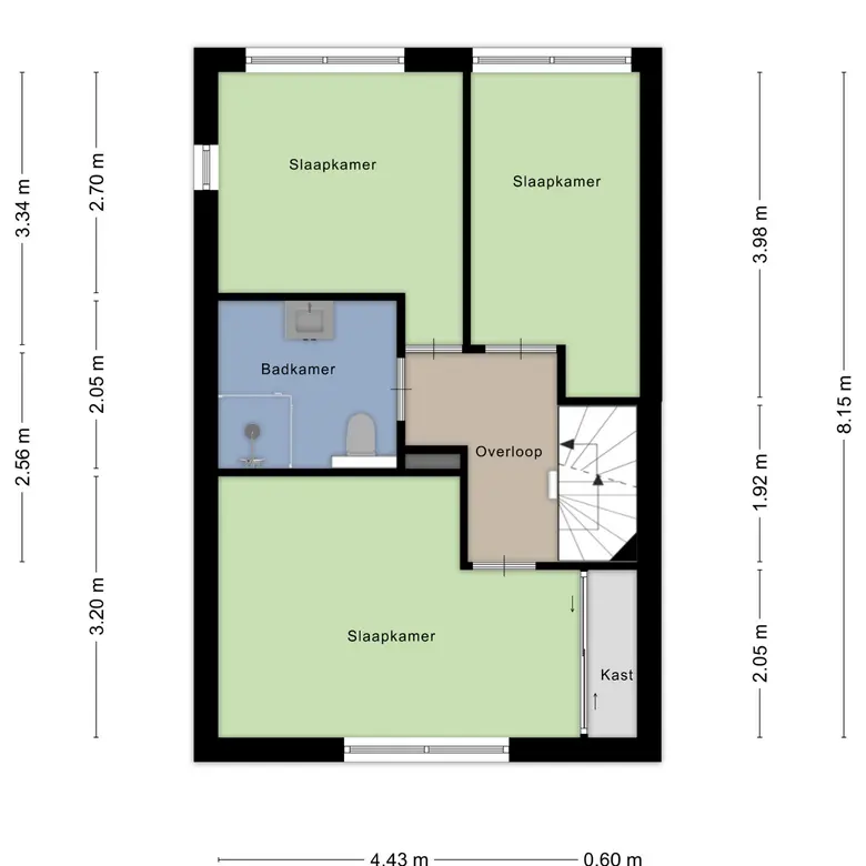 Plattegrond 5 van Duke Ellingtonhof 3