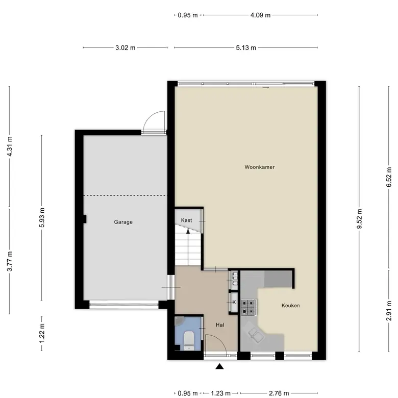 Plattegrond 2 van Klokkeweid 20