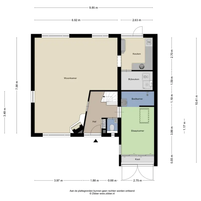 Plattegrond 1 van Reaal 159