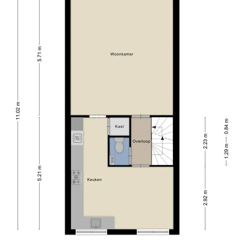 Plattegrond 3 van Melkweg 16