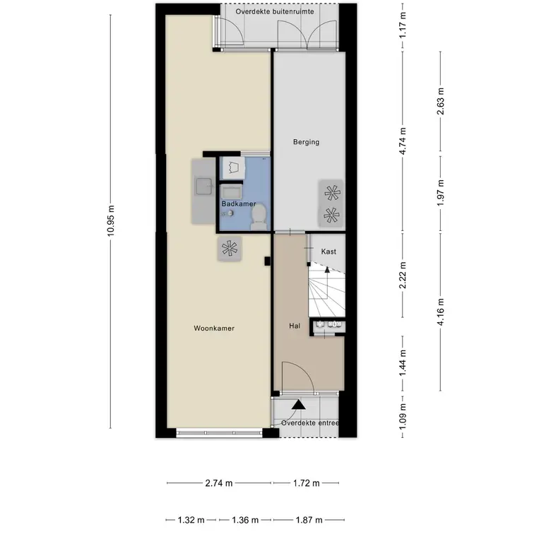 Plattegrond 2 van Melkweg 16