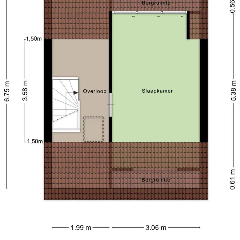 Plattegrond 4 van Wrongelstraat 27