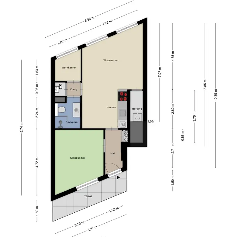 Plattegrond 2 van Nieuwe Noord 36L