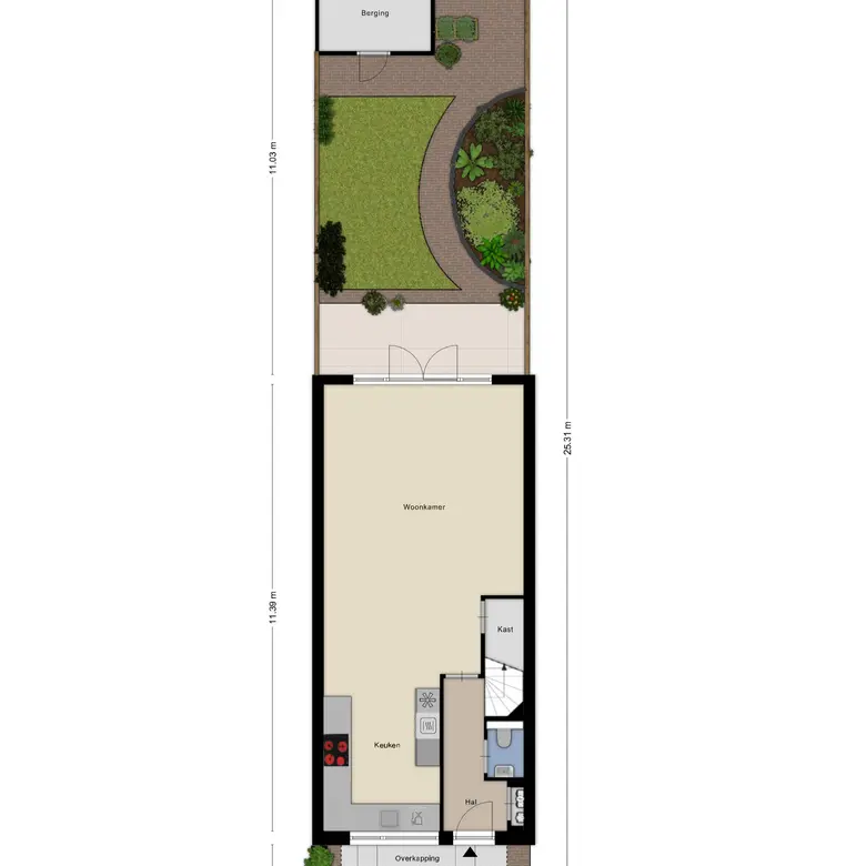 Plattegrond 1 van Bregweitje 9